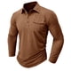 thumbnail image 1 of Blusas y camisas de manga larga con cuello redondo para hombre, cuello redondo, botones, boca plana, deportivas para hombre, blusas y camisas de manga larga con cuello redondo para hombre, 1 of 7