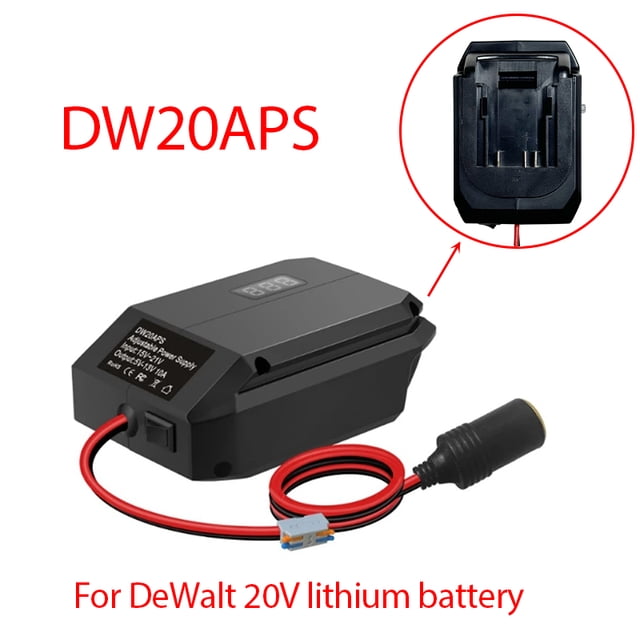 18V to 12V Step Down Converter For De*walt Battery Adapter Cigarette Lighter Adapter Power Wheel Adapter