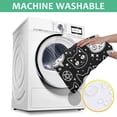 thumbnail image 6 of Bat Silhouette Halloween Pattern Square Tablecloth,Waterproof Square Table Cover,Wipeable Spillproof Washable Table Cover for Home Kitchen Party Decor 42"X42"(107x107cm), 6 of 6