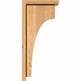 thumbnail image 3 of 5 1/2"W x 10"D x 22"H Huntington Smooth Corbel w/Backplate, Western Red Cedar, 3 of 9