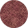 thumbnail image 1 of Ahgly Company Machine Washable Indoor Round Transitional Orange Area Rugs, 7' Round, 1 of 7