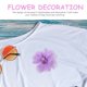 thumbnail image 5 of unbranded 30Ud Flores Multiusos De Tela Con Para Ropa Y Proyectos DIY Color Morado, 5 of 6