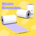 thumbnail image 2 of Papel térmico Phomemo Purple Autoadhesivo para impresora M02, 2 of 7