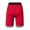 thumbnail image 4 of Caqnni Mens Shorts Basketball Workout Gym Shorts Men with Pockets Mens Athletic Shorts Quick Dry Workout, Gym, Running Leisure Sports Short Casual,Basketball Shorts (4XL,Red), 4 of 6
