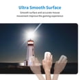 thumbnail image 5 of Bingfone Peggy'S Cove Lighthouse Large Gaming Mouse Pad,Extended Desk Mousepad With Stitched Edges,Non-Slip Base,Water Resist Keyboard Pad For Gamer, Office & Home, 29.5 X 16 In, 5 of 9
