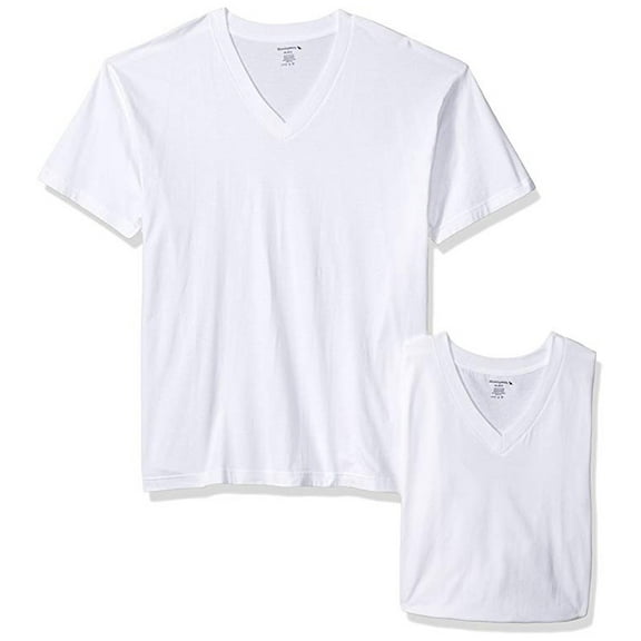 Munsingwear - Mens (Pack of 3) V-Neck T-Shirt 21194-Small (WHITE)