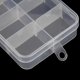 thumbnail image 5 of Caja de almacenamiento de plástico ajustable para joyas, manualidades, herramientas, 13,2 x 6,8 x 2,3 cm, moderna El 13.2x6.8x2.3cm, 5 of 9