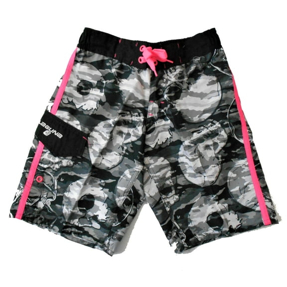 LAGUNA SWIMSUIT BOYS - SZ 4 CAMO BLACK - BOARD SHORTS SWIM