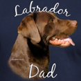 thumbnail image 3 of CafePress - Lab Dad2 T Shirt - Men's Fitted T-Shirt, 3 of 4