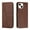 Brown, variant on Wallet Case for iPhone 15, [Card Slots Holder] [Magnetic Clasp] [Kickstand] Premium PU Leather Flip Folio Cover, Wrist Strap TPU Shockproof Anti-Scratches Case, Yellow