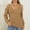 Khaki, variant on Cable Knit Sweater for Women Pullover V Neck Green Loose Solid Women's Sweaters XL