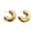 Gold, variant on Elegant Dangle Earrings Fashion C-shaped Drop Earrings Temperament Pendant Hoop