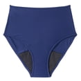 thumbnail image 4 of DHFJKG Women's High Waist Period Bikini Bottom Comfortable Leakproof Swimwear Solid Color Waterproof Swim Bottoms Soft Beachwear, 4 of 4