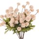 thumbnail image 1 of Uxcell 12 Paquete de Flores de Bola de Crisantemo Artificial 20.08 pulgadas 5 cabezas Ramo de Crisantemo de Seda Rosa Claro, 1 of 6