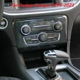 thumbnail image 6 of 1pcs Interior Central Control A/C Air Conditioning Adjust Panel Cover Trim fit for Dodge Charger 2015-2023, Auto Decoration Accessories, Black Carbon Fiber Look, 6 of 6
