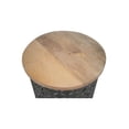 thumbnail image 2 of hometrends Black Iron Table with Solid Wood Top, 2 of 2