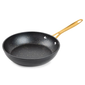 Thyme & Table 8" Signature Ceramic Nonstick Fry Pan, Black & Gold