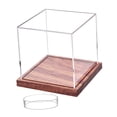 thumbnail image 2 of Vitrina de béisbol Strade Fareast Limited caja de exhibición de acrílico transparente con base de madera, 2 of 8