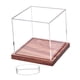 thumbnail image 2 of Vitrina de béisbol Strade Fareast Limited caja de exhibición de acrílico transparente con base de madera, 2 of 8