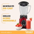 thumbnail image 2 of Licuadora Turmix Max Power 1.25l Vidrio - Rojo, 2 of 6