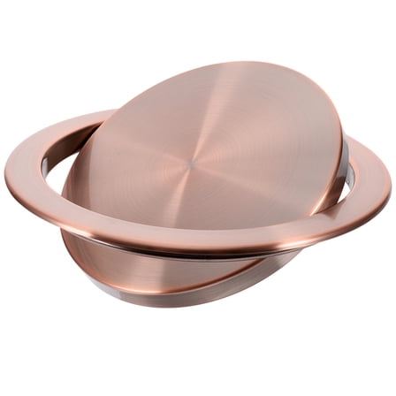 FELTECHELECTR Trash Bin Lid Cover Stainless Steel Rust Resistant General Users Kitchen 1Pcs