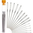 thumbnail image 1 of Large Eye Blunt Needles 15pcs Yarn Knitting Needles Sewing Big Eye Darning Needles Wool, 1 of 3