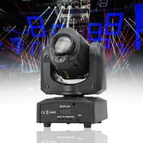 1Pcs New 30W Mini Spot Laser Light, Disco Dj Led Moving Head Beam Stage Lights For Party Christmas
