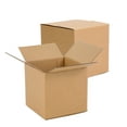 SEJOVAZE 4x4x4 Inch 25 pack Shipping Boxes, Cardboard Box Mailers