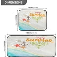 thumbnail image 2 of SKYSONIC Beach Sandy Starfish Anchor Kitchen Mats and Rugs Enjoy Summer Holidays Floor Runner Area Rug Washable Carpet Perfect for Living Room Bedroom Entryway,19.7"x27.6"+19.7"x47.2", 2 of 7