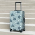 thumbnail image 5 of Uemuo Cute Hippopotamus Printed Washable Luggage Cover - Fashion Suitcase Protector Fits 18-32 Inch Luggage -Small, 5 of 9
