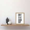 thumbnail image 2 of Exercise Inspiration Don't Give Up Exercise Work Out Motivation Gym Aesthetic Artwork Framed Wall Art Print A4, 2 of 4