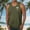 Army Green, variant on Mens Tank Top Qiggri Men's Summer Fashion Casual Sleeveless Printed Round Neck Top Gym Tank Tops