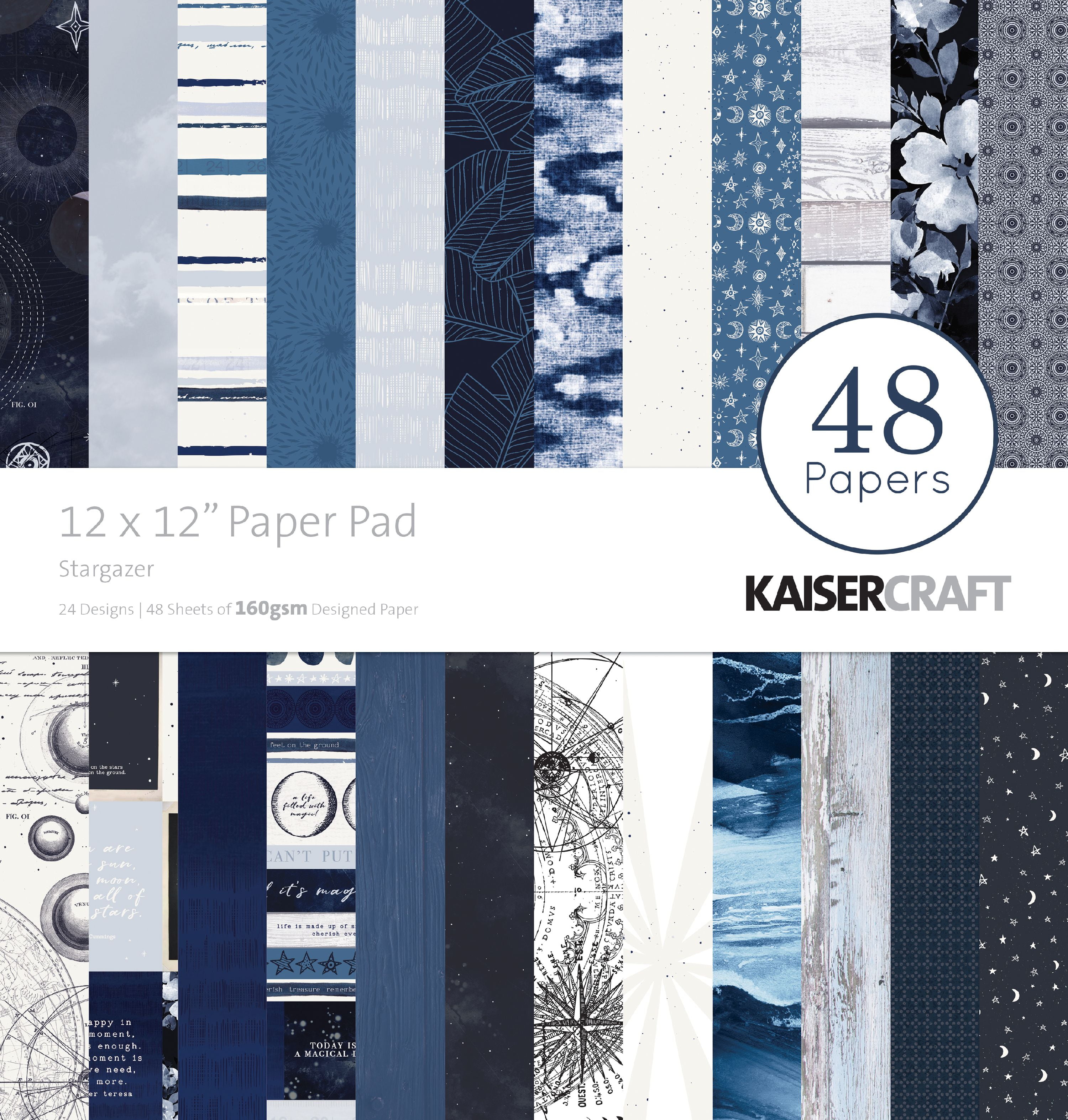 Kaisercraft Paper Pad 12"X12" 48/PkgStargazer