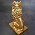 thumbnail image 1 of Abstract Crown Lion Statue Home Office Bar Male Lion Faith Resin Sculpture Crafts Animal Art Decor, 1 of 5
