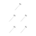 thumbnail image 1 of Decodeary Tea Spoon For Tea Essential Teaware For Tea Drinking - Exquisite And Practical Stainless Steel Spoon Stainless Steel Dog Paw Colander Sil 1 5Set, 1 of 6