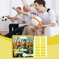 thumbnail image 1 of Baseball Party Glitter Stickers Football Baseball Party Face Stickers, 1 of 3