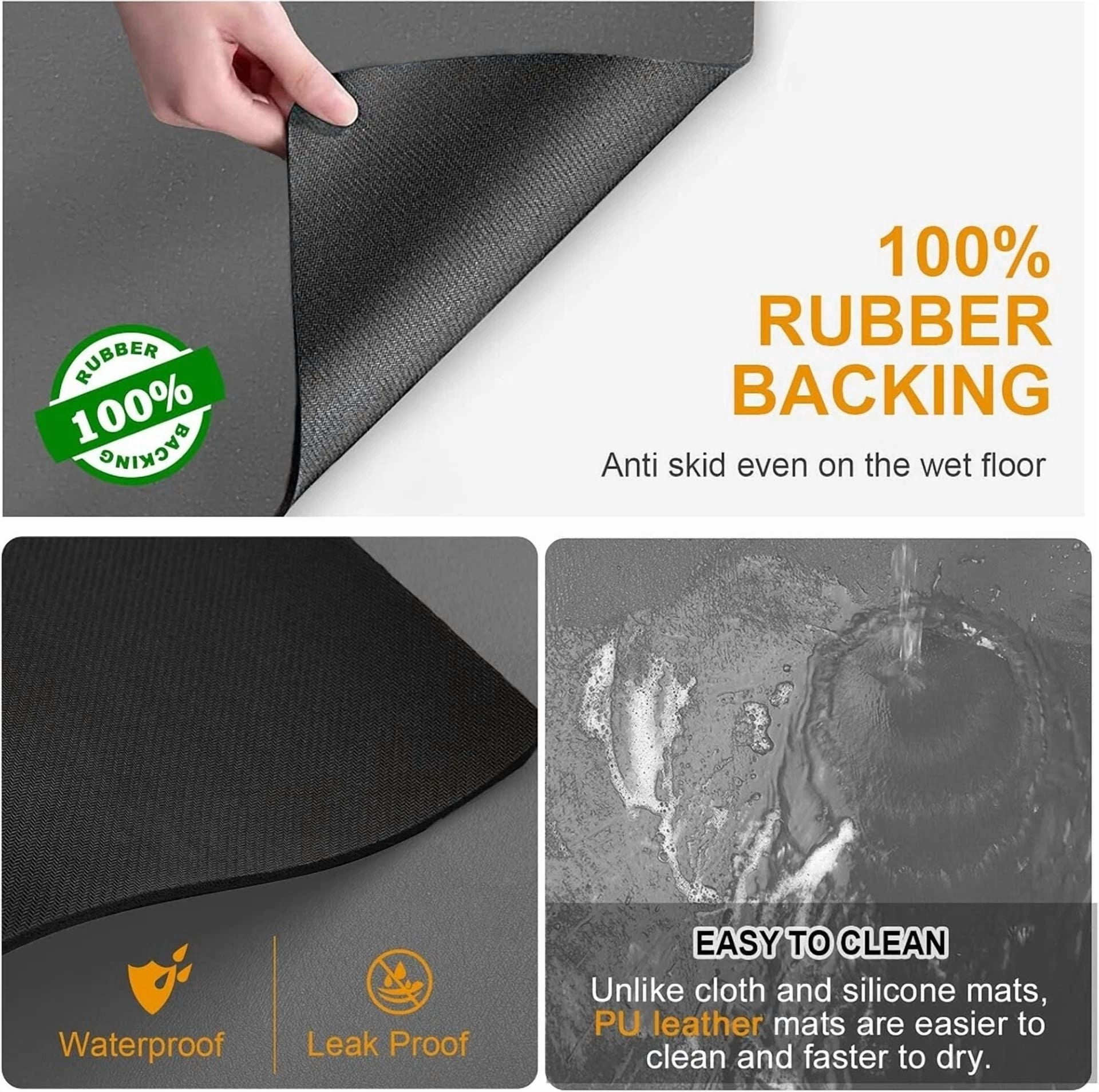 Waterproof Coffee Mat For Countertop, Under Sink Mats Kitchen - 12"*19"
