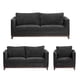thumbnail image 1 of Sala Dicasa Oslo 3 Piezas (Sofá, Love Seat y Sillón) Gris Oscuro, 1 of 7