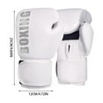 thumbnail image 5 of Boxing Gloves Kickboxing Gloves Punching Gloves Breathable Fight Training Gloves, 5 of 8