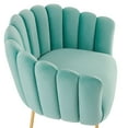thumbnail image 5 of Modway Sanna Channel Tufted Performance Velvet Armchair in Mint, 5 of 8