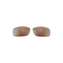 Walleva Brown Polarized Replacement Lenses for Maui Jim World Cup Sunglasses