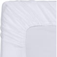 thumbnail image 5 of Queen Fitted Sheet - Bottom Sheet - Deep Pocket - Soft Microfiber -Shrinkage and Fade Resistant-Easy Care -1 Fitted Sheet Only (White), 5 of 6