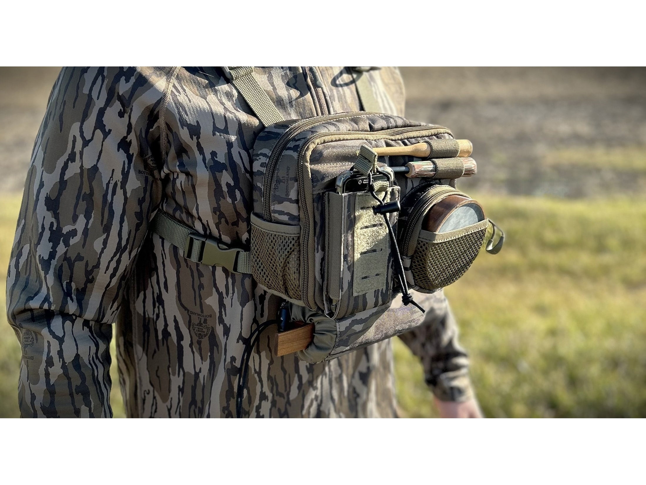 MidwayUSA Full Strut Turkey Chest Pack Mossy Oak Original Bottomland