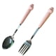 thumbnail image 1 of Juego de cubiertos para niños de 2 piezas, juego de tenedor y cuchara para utensilios de cena, 1 of 5