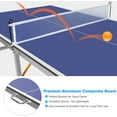 thumbnail image 5 of Yeshouse Portable Ping Pong Table,Professional Indoor/Outdoor Table Tennis Tables Game with Net for Adults/Teens,2 Tennis Paddles and 3 Balls- Quick Assembly, 5 of 7