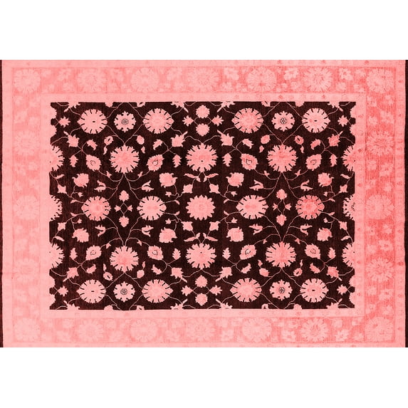 Ahgly Company Indoor Rectangle Oriental Red Traditional Area Rugs, 2' x 3'