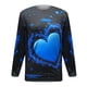 thumbnail image 4 of Camiseta con descuento de Honeeladyy Love Heart, jersey de talla grande para mujer, sudaderas de manga larga para el Día de San Valentín, 4 of 7