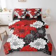 thumbnail image 1 of YST Ensemble de Literie Aztec Dahlia, Ensemble de Literie Floral 7 Pcs, Simple, 1 of 5