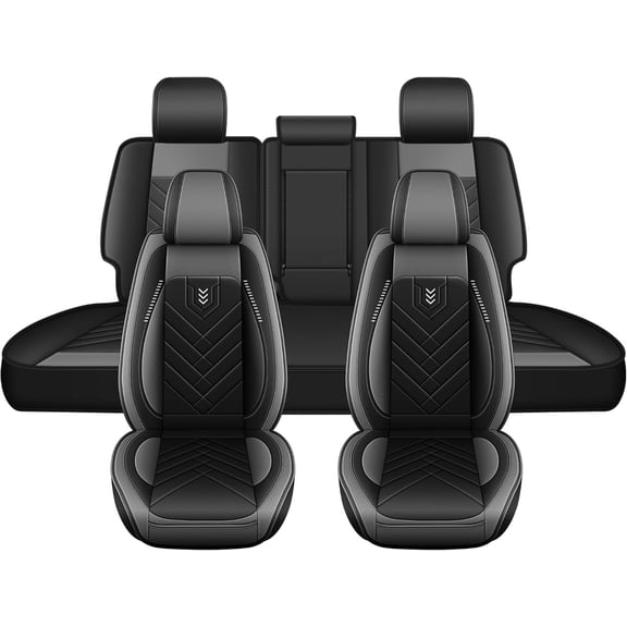 HQBQBUG Full Set Car Seat Covers, Custom Fit 2007-2026 Chevy Silverado GMC Sierra 1500 2500HD 3500HD Trail Boss Z71 Crew Double Extended Cab Truck Seat Covers