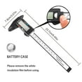 thumbnail image 4 of Nortools Digital Caliper, 0-6" Measuring Tool, Black, 4 of 5